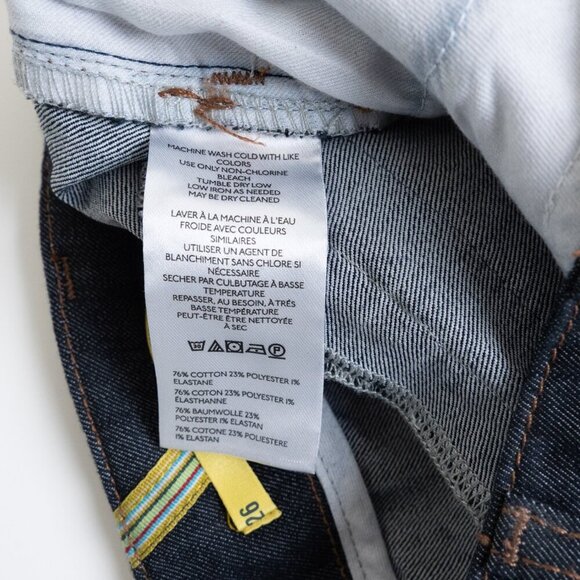 Anthropologie Maeve The Delaney Clean Seamed High Rise Wide Leg Jeans Dark Wash - Picture 13 of 14